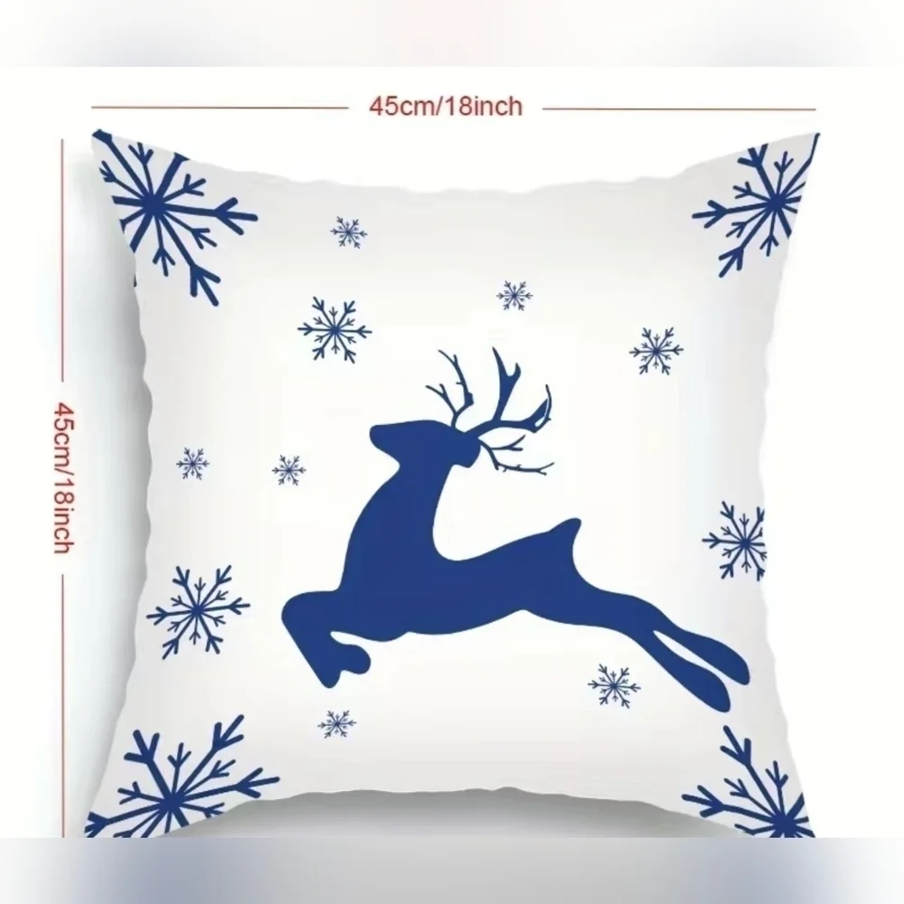 New 1pc Christmas Printed Pillow cover, T1MIS